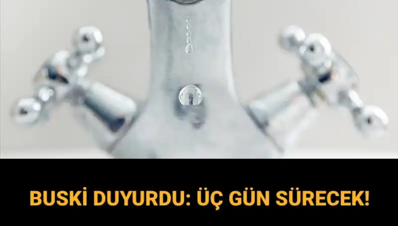 Bursa’da 3 Gün Sürecek Su Kesintisi: Planınızı Yapın!