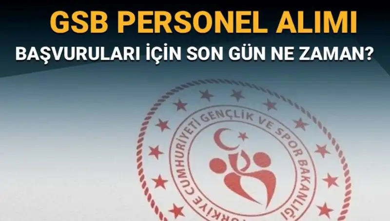 Gençlik ve Spor Bakanlığı’ndan Personel Alımı: Son Başvuru Tarihleri Açıklandı!