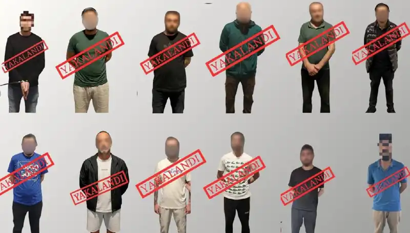 Ulusal Seviye Aranıyordu: Kırmızı Bültenle Takip Edilen 12 Şahıs Yakalandı!