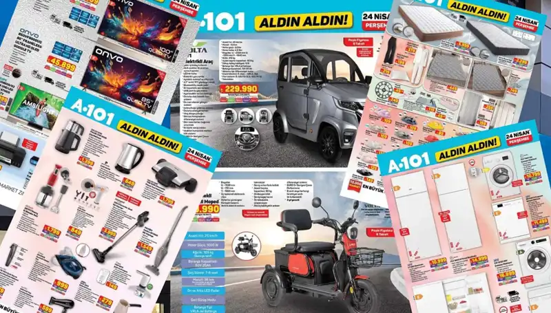 Yeni A101 Aktüel Kataloğu: Perde, Halı ve Elektronik Mutfak Ürünleri