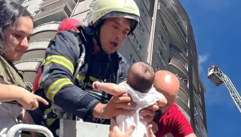 Kayseri'de 14 Katlı Bina Alev Alev Yandı: Olayın Ayrıntıları