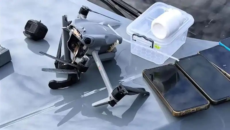 Uyuşturucu Sevkıyatı Yapan Drone Havada Vuruldu!