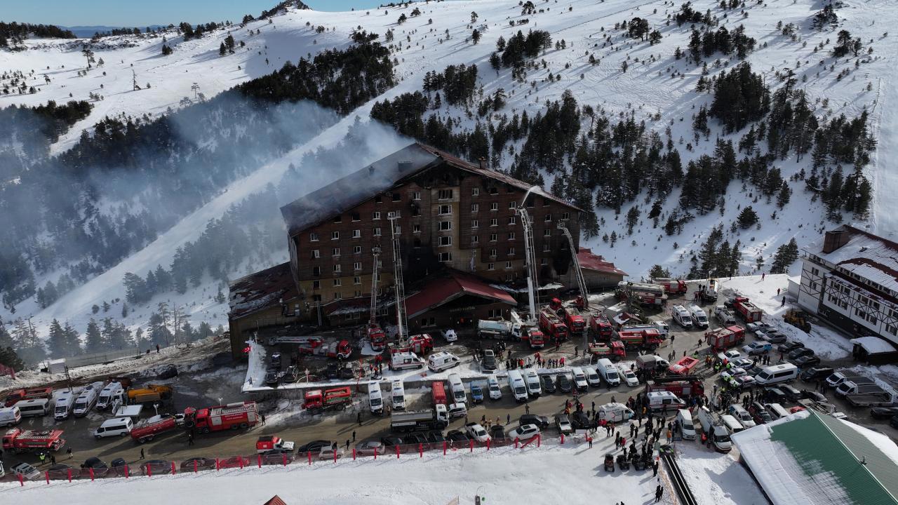 Kartalkaya'daki Otel Yangınıyla İlgili 6 Zanlı Tutuklandı