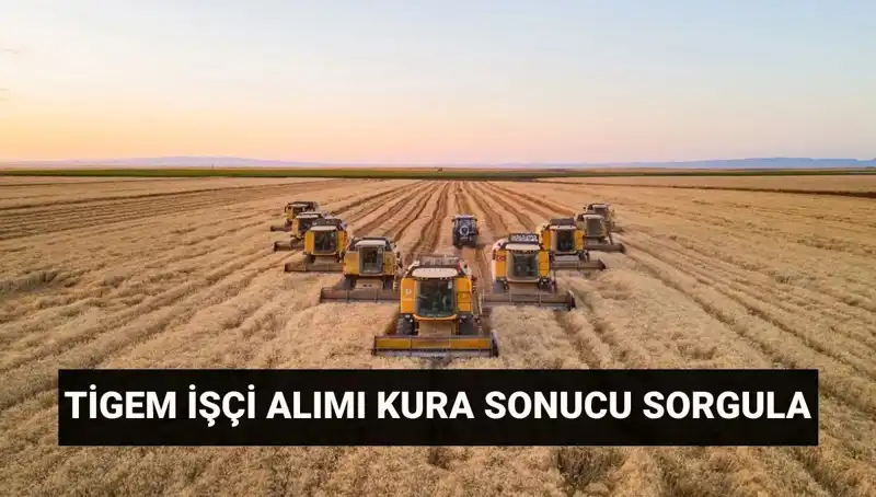 TİGEM 306 İşçi Alımı Kura Sonuçları ve Mülakat Tarihleri Açıklandı