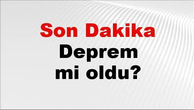 Kütahya'da Beklenmedik Deprem Gözleri Üzerine Çekti