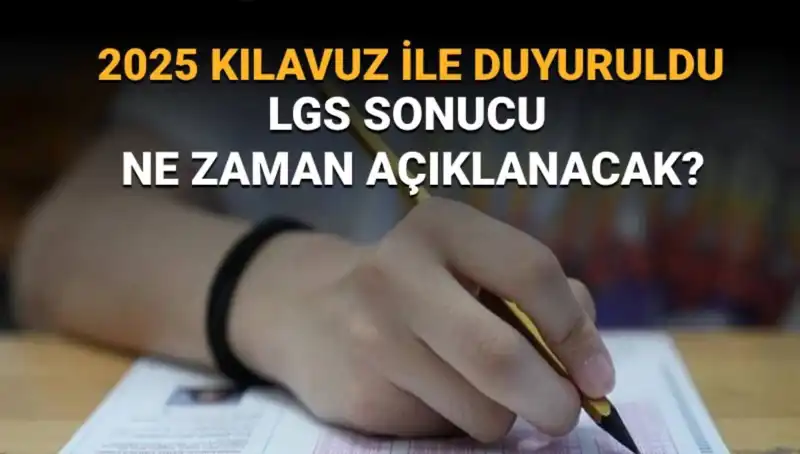 LGS 2025 Sonuçları İçin Bekleyiş Sona Erdi: Açıklama MEB’den Geldi!