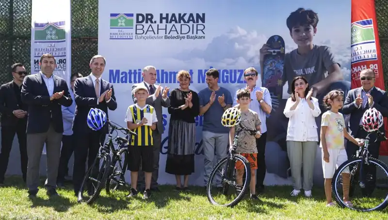 Bahçelievler'de Mattia Ahmet Minguzzi Skate Parkı Heyecanla Açıldı